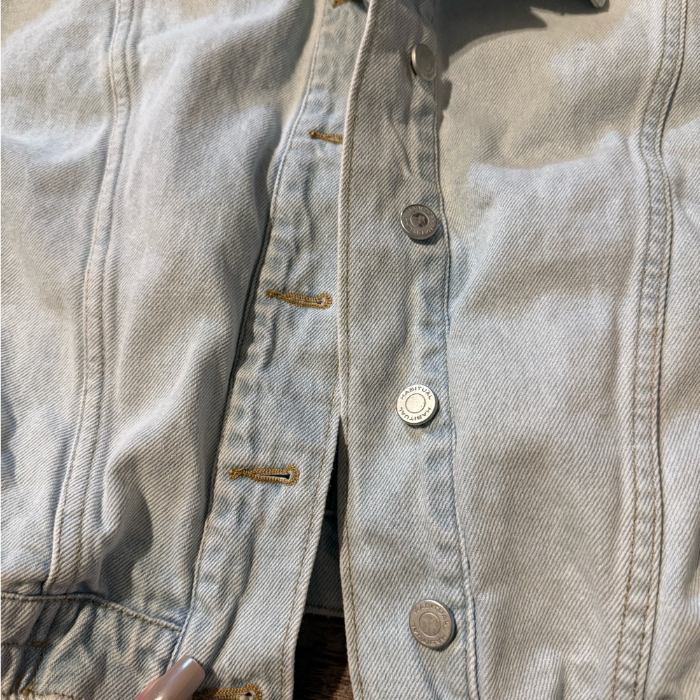 Habitual Light Blue Denim Jacket - Picture 3 of 5
